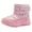 Pink, variant on Juebong Toddler Little Kid Snow Boots For Boys Girls Kids Outdoor Winter Shoes Cotton Boots,Black Size 9.5 M