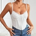 thumbnail image 4 of XFHLMJFF Sports Bras for Women Fashion Sexy Round Neck Wrapped Chest Solid Color Vest Tank Shirt Blouse High Support Bra, 4 of 9