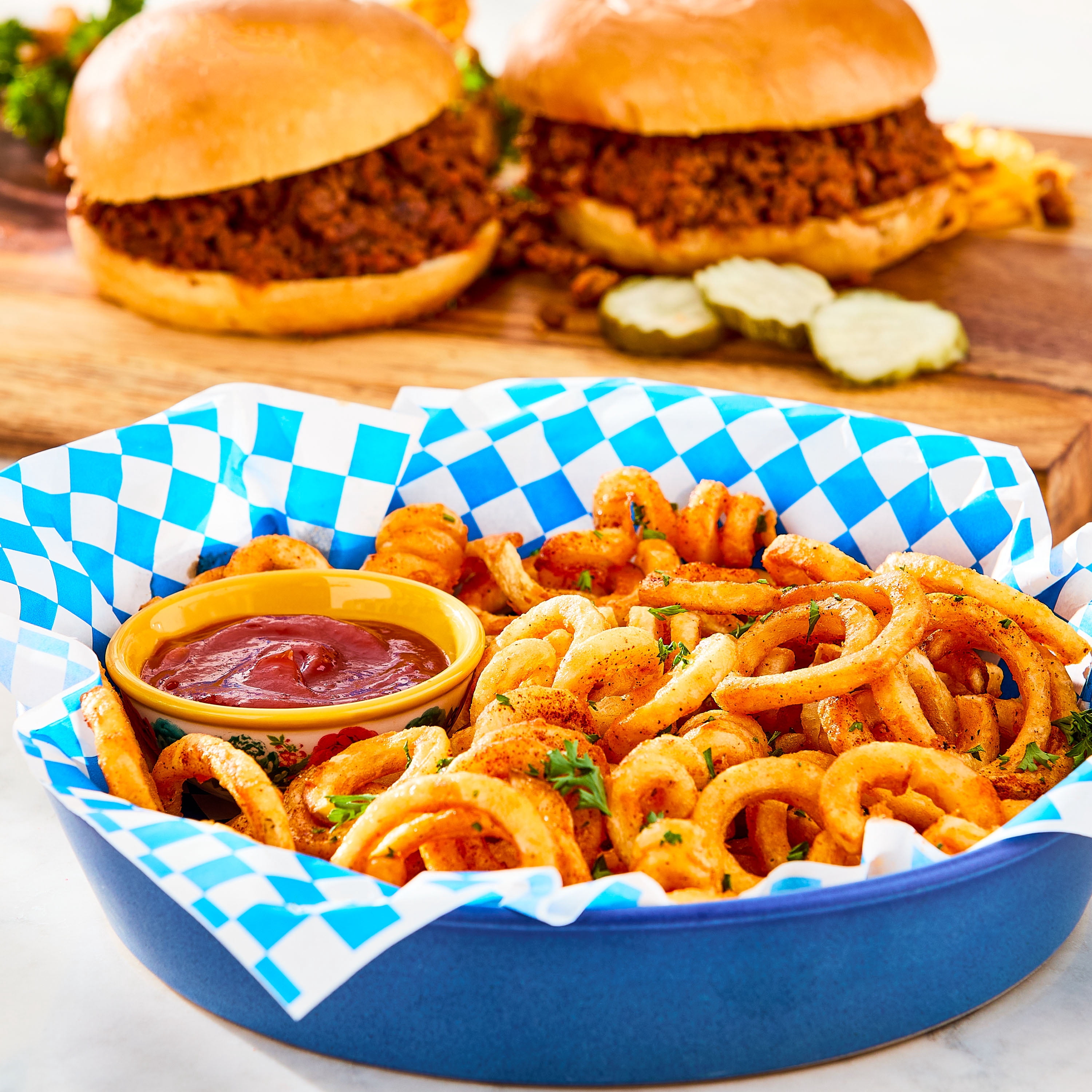 Great Value Seasoned Curly Fries, 24 oz (Frozen)