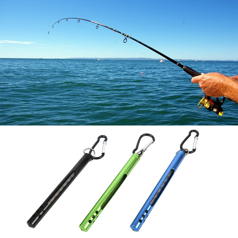 1 Pc Fly Fishing Outdoor Metal Water Thermometer, Fishing