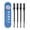 Black, variant on Nose Hair Trimmer Scissors Double Headed Stainless Steel Round Tip for Men Women Ear Pick Portable Travel