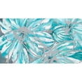 thumbnail image 2 of Begin Trois Petites Fleurs Bleues Abstraites - Impression sur Toile par Begin Édition, 2 of 4