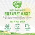 thumbnail image 2 of Estación de Desayuno GreenLife Verde Cerámica Antiadhesiva Versátil, 2 of 10