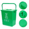 Waste Basket Food Waste Bin Portable Compost Pail Kitchen Compost Bin