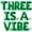 Green, variant on Letter Balloons - THREE IS A VIBE 16" Inch Alphabet Letters Foil Mylar Balloon 3rd Birthday Party Banner (Green)