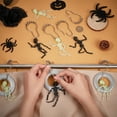 thumbnail image 3 of 1Set 12Pcs Halloween Skeleton Shower Curtain Hooks Mechanical Skull Resin R tproof Hanger Halloween Decoration Pendants Rings Accessories for Home Bedroom Living Room Bathroom 2 Color, 3 of 5