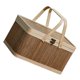 thumbnail image 2 of Wicker Storage Basket Hood Basket Woven Serving Basket Picnic Baskets Seagrass Basket Pantry Baskets Storage, 2 of 3