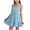 Light Blue, variant on Big Girls Sleeveless Sun Dress (5-15) Casual Summer Tiered Dress for School Pink Size 7/8