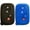 black and blue, variant on Silicone Keyless Entry Fob Skin Case Cover for Lexus LX RX CT GX ES HS LS RC Key (black,1 in pack)
