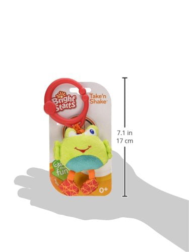 0M+ Pull Toy Lovely Baby Gift Bright Starts Take And Shake Frog Pram Toy 