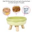 thumbnail image 3 of Raindrops Raised Food Bowl Bowl Green Ergonomic Design for Daily Use 1Pcs, 3 of 6