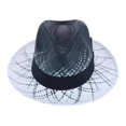 thumbnail image 2 of Bruno Capello Rafi Plaid Straw Fedora, 2 of 4