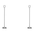 thumbnail image 3 of Redempat Stainless Table Number Holder Sign Holder Photo Stand for Hotel en Silvery 40cm 2Set, 3 of 6