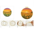 thumbnail image 5 of Sunflower Embroidery Starter Kit, Stamped Cross Stitch Kits for Beginners Adults with Embroidery Hoop and Instructions, Hand Embroidery Kit, 5 of 5
