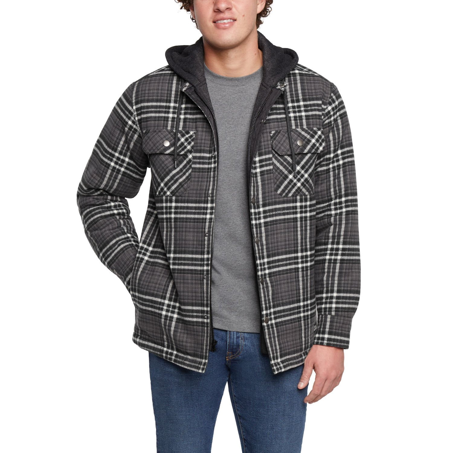 ジャケット・アウター 90s Eddie Bauer Plaid Hoodie 90s Eddie Bauer Plaid Hoodie