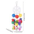 thumbnail image 4 of Bird Chewing Toy, Snowflake Eco-Friendly Parrots Swing Toy, Cage Accessory Hanging Swing Parrots For Bird, 4 of 8