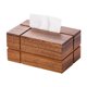 thumbnail image 3 of Rectángulo de Caja de Almacenamiento de Papel de Caja de Pañuelos de Madera Maciza Nórdica para Dormitorio Hotel, 3 of 9