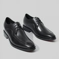 thumbnail image 5 of CMR CHAMARIPA High Heel Men Dress Shoes - Black Leather Lace Up Shoes 7CM / 2.76 Inches, 5 of 9