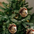 thumbnail image 5 of LmnLft 3D Forest Animal Acorn Ornaments,Woodland Creatures Christmas Ornaments,2026 Cozy Forest Christmas Figurine,New Pine Cone Animal Decoration,Acrylic Hanging Ornament Home Party Décor,E, 5 of 6
