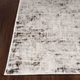 thumbnail image 3 of BNM Distressed Abstract Indoor Runner Rug, 2' 7" x 8', Charcoal, 3 of 6