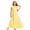 Yellow, variant on SUXIAN Dresses for Girls Chiffon Long Sleeve Summer Party Soft Flowy Formal Evening Toddler Girl Dress BU2 8-9 Years