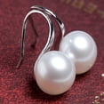 thumbnail image 5 of SmartBy Hook Earrings Elegant Easy Matching Compact Faux Pearl Women Jewelry for Shopping Dating, 5 of 7