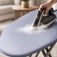 thumbnail image 7 of Classic Ironing Board Cover with 2 Pads, Standard Size, Scorch-Resistant, Thickened Cloth, Full-Surround Elastic, Fits Most Ironing Boards, Machine Washable, Durable for Home Laundry Blue, 7 of 7