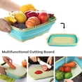 thumbnail image 2 of CNKOO Collapsible Cutting Board Set 9 In 1 Multifunctional Cutting Board with Colander Portable and Foldable Chopping Board, 2 of 11