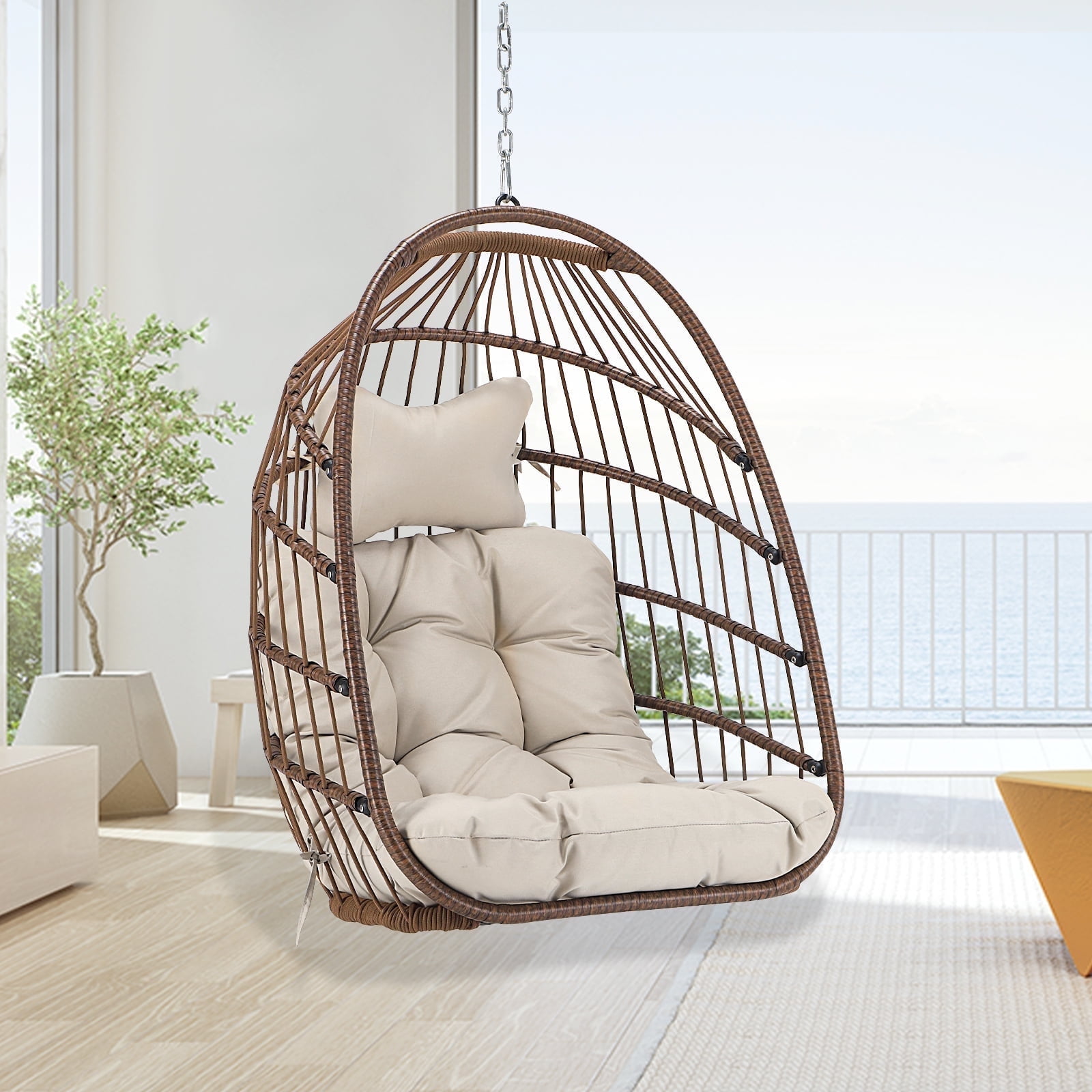 tree hanging egg chair