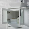 thumbnail image 6 of Sydney 60" Double w/ Vessel Sinks and Mirrors (Glossy White), 6 of 8