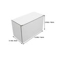 thumbnail image 2 of TEHAUX 5Pcs White Foldable Cardboard Boxes for Shipping Mailing and Storage Needs, 2 of 8
