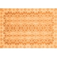 thumbnail image 1 of Ahgly Company Indoor Rectangle Abstract Orange Modern Area Rugs, 5' x 7', 1 of 4