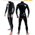 thumbnail image 3 of Nuevo mono de látex 100 % Gummi Catsuit Ganzanzug traje de cosplay de moda uniforme baile de máscaras, 3 of 4
