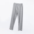 thumbnail image 2 of Lenpel Leggings for Girls Lightweight Cotton High Waisted Stretchy Slim Yoga Pants Full Length Tights 4-15 Years, 2 of 3