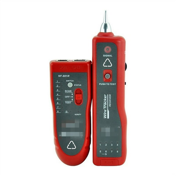 Zilai RJ45 RJ11 Network Cable Tester Wire Tracker Tool Kit Polarity Test Easy Use