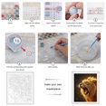 thumbnail image 3 of Paint by Numbers Kit for Adults, Majestic Lion Roaring Under Stars Paint by Numbers, Easy Paint by Numbers Kit for Adults Beginner, DIY Adult Paint by Number Kits on Canvas, 12x16in Home Decor, 3 of 7
