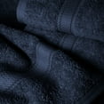 thumbnail image 5 of Superior Hymnia Egyptian Cotton 6-Piece Towel Set, Navy Blue, 5 of 8