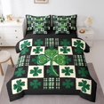 thumbnail image 1 of Erosebridal Literie Trèfle Vert Taille Simple, Lit de la Saint-Patrick en Sac Taille Simple, Décor Botanique Chanceux, Réversible, 1 of 5