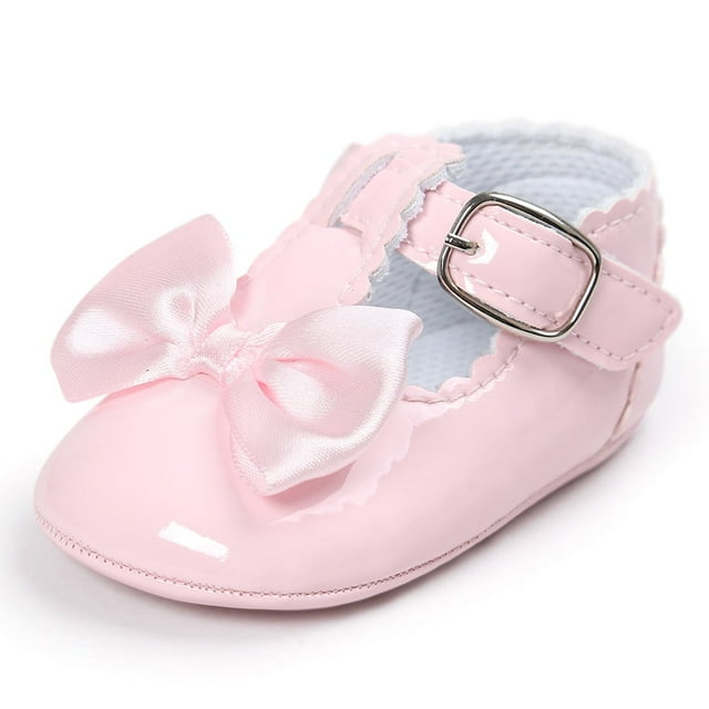 Chaussures à Semelle Souple Princesse Bowknot pour Bébé Chaussures Décontractées