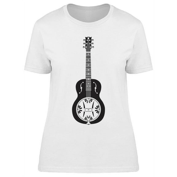 American Resonator Guitar T-Shirt Women -Image by Shutterstock, Female x-Large
