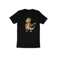 thumbnail image 4 of Funny Guitar Player Guitarist Dino Dinasour Musician Gift T-Shirt Cute Dino Guitarist Music Birthday Holiday Present Tshirt, 4 of 10