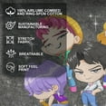 thumbnail image 4 of Juniors KPop Demon Hunters Cute Saja Boys Chibi Group Cropped T-Shirt, 4 of 9