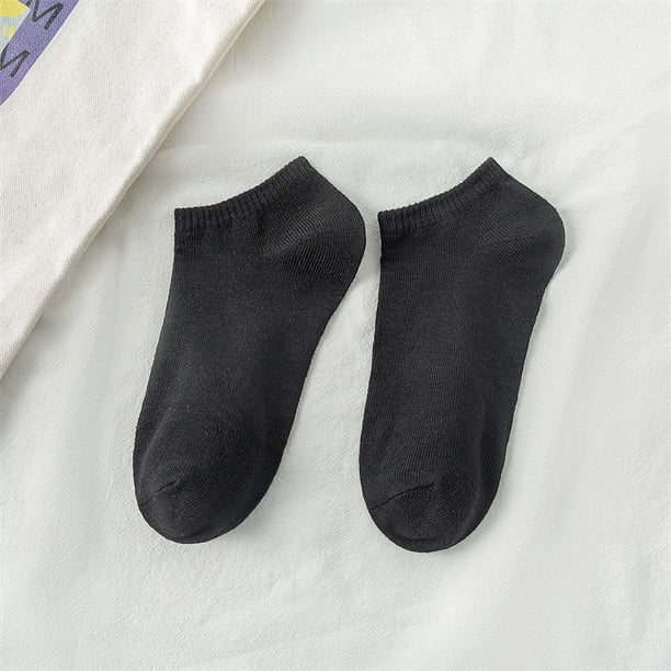 Calcetines náuticos para mujer, calcetines de algodón para mujer, calcetines finos de primavera y verano para mujer, calcetines de color liso, calcetines náuticos de boca baja para mujer