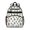 Bigfoot and Tree White Pattern, variant on Bigfoot and Pixel Orange Pattern Cute School Backpack Bag for School with Padded Back and Adjustable Shoulder Straps 15.25"x11.5"x5.25"