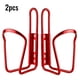 thumbnail image 3 of Eigraketly Soporte para botella de agua para bicicletas de carretera, 2 piezas, jaulas para hervidor de agua de aleación de aluminio, almacenamiento para Ciclismo Rojo Eigraketly OD3019-03B, 3 of 6