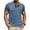 Mens Clothes Blue, variant on Mens Big & Tall Henley Shirt, Short Sleeve Shirts for Men Fall Casual Loose Fit Solid Color Button Up T-Shirts M-3XL