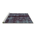 thumbnail image 2 of Ahgly Company Machine Washable Indoor Rectangle Oriental Turquoise Blue Traditional Area Rugs, 8' x 10', 2 of 4