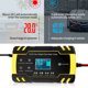 thumbnail image 5 of Muyoka Cargador de batería inteligente de 12 V/24 V | Cargador de reparación de pulso con pantalla LCD | Monitoreo de temperatura de protección contra sobrevoltaje de modo inteligente para automóviles Muyoka Hogar, 5 of 6