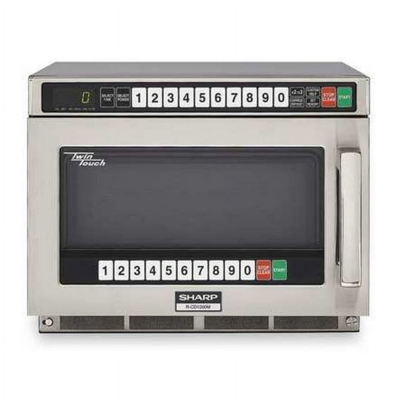 SHARP RCD1200M Stainless Steel Commercial Professional Microwave Oven 0.75 cu ft