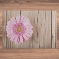 thumbnail image 3 of Ambesonne Rustic Jigsaw Puzzle, Pink Gerber on Wooden, Heirloom-Quality Fun Activity for Family Durable Cardboard, 1000 pcs, Pink Brown, 3 of 5